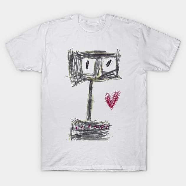 Love Robots T-Shirt by OMEGAFIRESTUDIOS